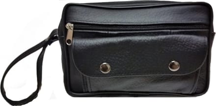 Rojafit Polstas Groot Leer Zwart ( Afmeting: L.22,5 x Br.7 x H.15 cm.)