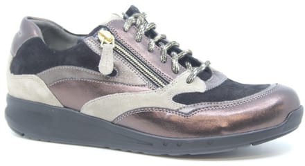 Durea - 6306 H - Lage sneakersDames sneakers - Kleur: Metallics - Maat: 38.5
