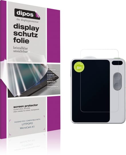 dipos – 4x Beschermfolie geschikt voor LiTTPOPO MicroCam X1 | Krasbestendige & heldere Screenprotector Ultra-Thin