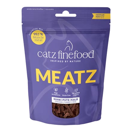 catz finefood Meatz Mixpack - Voordeelpakket: 3 x Essential Mix (3 x 45 g)