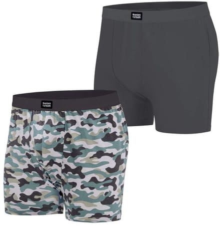ATLAS FOR MEN - Set van 2 boxershorts - Heren - Verkrijgbaar in grote maten - 4XL