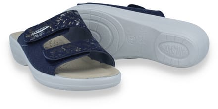 Fly Flot Dames Slipper | Blauw | Maat: 36