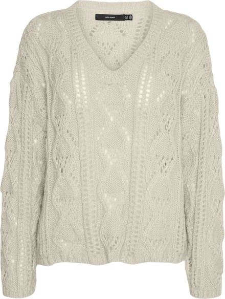 VERO MODA - VMNEWERINSTRUCTURE LS V-NK PULLOV GA BOO - Dames - Gebreide truien