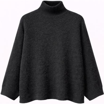 Oversized Geribbelde Coltrui