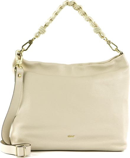 abro Leren Schoudertas Shopper Leather Dalia Hobo Bag Kaia Beige