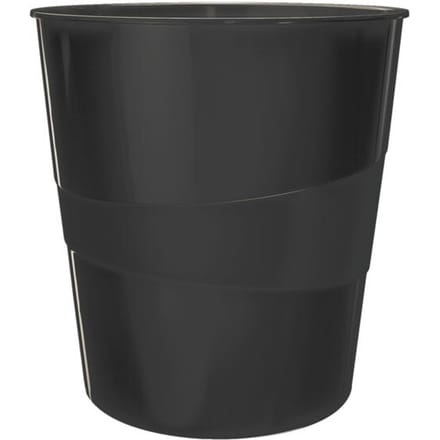 Leitz Recycle Prullenbak - 15 liter - 98% Gerecycled Plastic - Zwart