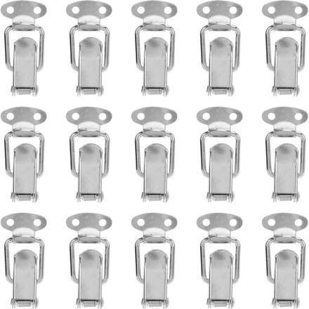 20 Sets Sluiting 43x21MM Kleine IJzeren Doos Eendenbekgesp Veergesp Decoratieve Accessoires white