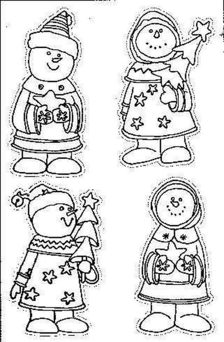 Tiny's Clear Stamps Sneeuwmannen
