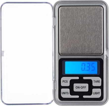 digitale weegschaal mini - telfunctie - tarra knop - tot 200 g - precisieweegschaal