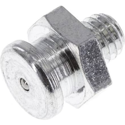 Vlak DIN 3404 Smeernippel 10mm Staal M6x1 DIN 3404 [5 Stuks]