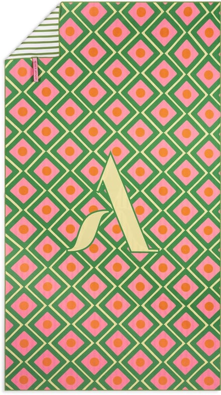 Reishanddoek | Strandhanddoek | Retro Wave | Animaux Troupeau