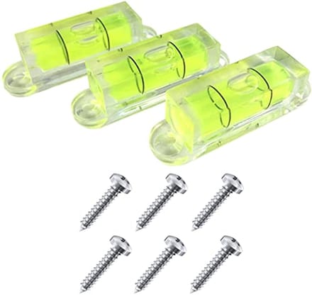 Mini Bubble Spirit Niveau Schroef Op - Vierkant 28mm - Perfect Voor Doe-Het-Zelf Projecten