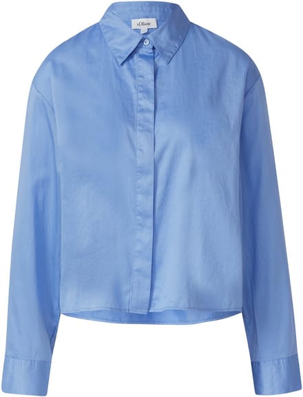 s.Oliver - female - Bijgesneden blouse met verborgen knoopsluiting