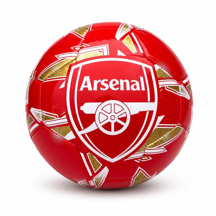 Arsenal bal Spark rood/goud - Maat 5