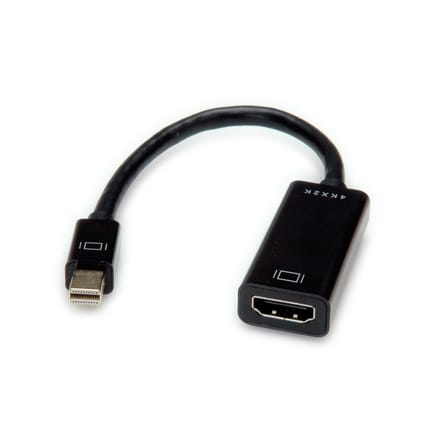 VALUE Mini DisplayPort - HDMI Adapter, v1.2, Mini DP Male - HDMI Female