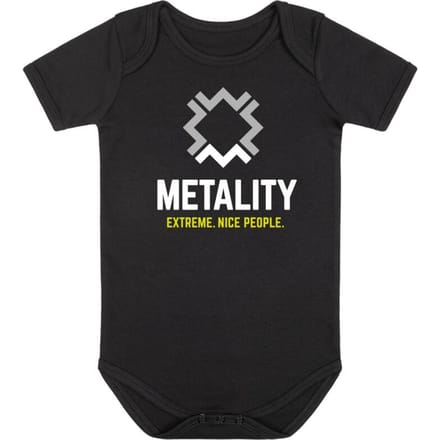 Metality Body voor babys - Logo - voor Kinderen - zwart