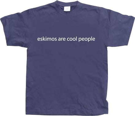 Hybris Eskimo’s zijn coole mensen Navy