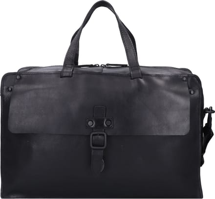 Harold's Maar Weekender reistas leer 42 cm - black
