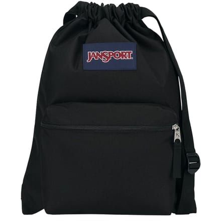 JanSport Drawsack Tas - BLACK