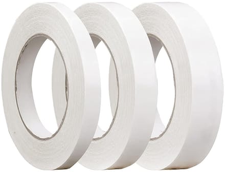 Dailygoods- Dubbelzijdige Tape Extra Sterk - 3 Rollen - 10 m x 0.5/0.8/1.5 cm - Hoge Viscositeit - Multifunctioneel - Geen Restlijm - Plakband