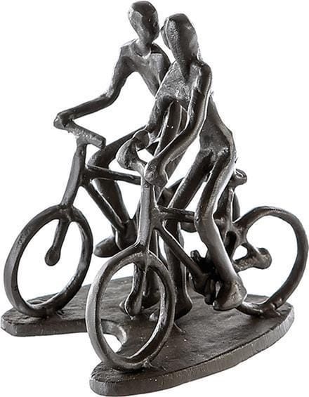 Gilde Handwerk - Beeld - Sculptuur - Fietsers - Metaal