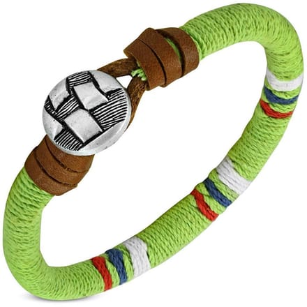Amanto Farel Green Light - Leer - Touw - 8mm - 20cm