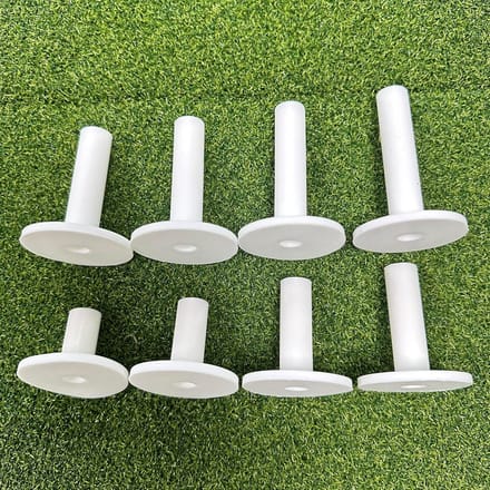 Golf Tees - Golf Accessoires - Golf Training - 8 Verschillende Hoogtes - 7.5 cm - Wit