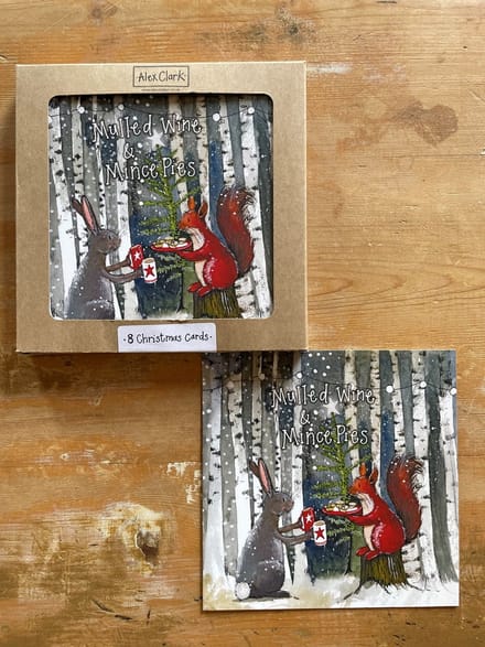 Alex Clark Kerstkaarten Kerstsfeer ~Christmas Pies'