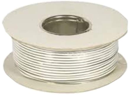 Deurbelkabel - Bel Draad - Deurbellen Aansluiten - 2 Kernen - 0.5 mm - Wit