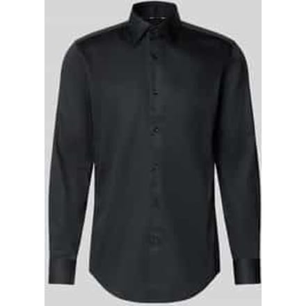 Slim fit zakelijk overhemd van puur katoen, model 'HANK'