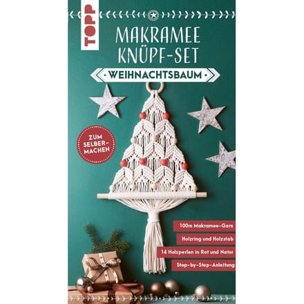 Makramee Knüpf-Set "Weihnachtsbaum"