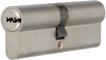 2 stuks - S2 veiligheidscilinder F6 40/45 SKG 2, dubbele profielcilinder (verschillend sluitend)