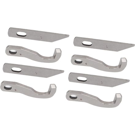8 Stuks Lockmachine Mes Sterk Duurzaam Metaal Nauwkeurige Hoek Eenvoudige Installatie Overlock Mes voor 925D 929D 935D 1034D PL1500 gray
