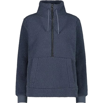 Cmp 32p3806 Halve Rits Sweatshirt Blauw S Vrouw
