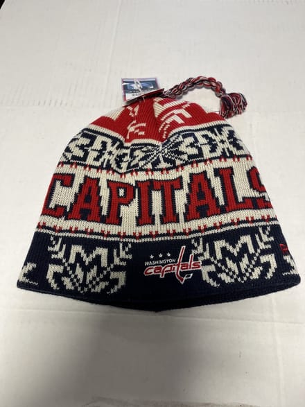 IJshockey Muts NHL Capitals OSFA met vlechten Reebok Face Off