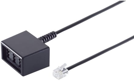 Western-Stecker 8/4 / TAE NFN-Buchse 3m