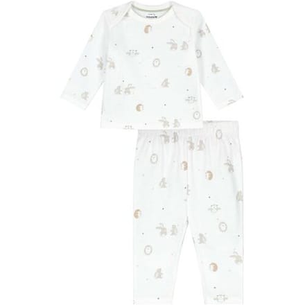 Prénatal baby pyjama Kleine Vriendjes Ivory White 56 unisex