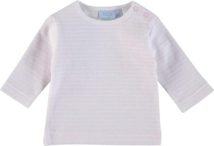 Feetje sweater l/m streep|Roze|MT. 50