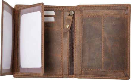 Alassio portefeuille - leer - bruin - JU-42240