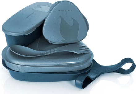 Light My Fire Mealkit, Blauw, Polypropyleen (PP), Thermoplastische elastomeer (TPE), 1 persoon/personen, 0,9 l, 1 stuk(s), 260 ml
