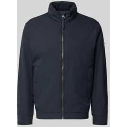 Regular fit gewatteerd jack met opstaande kraag model 'LIGHT'