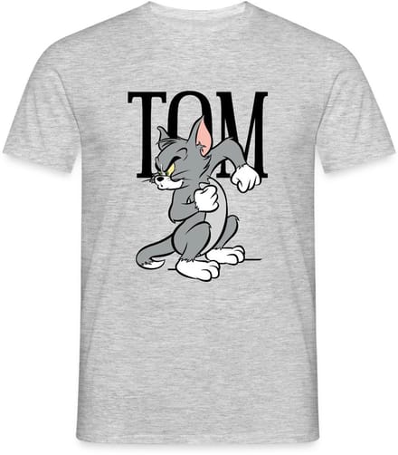 Tom En Jerry Boos Kater T-Shirt Heren