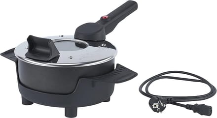Multifunctionele Pan met Glazen Deksel en Antiaanbaklaag - 2L, 400W