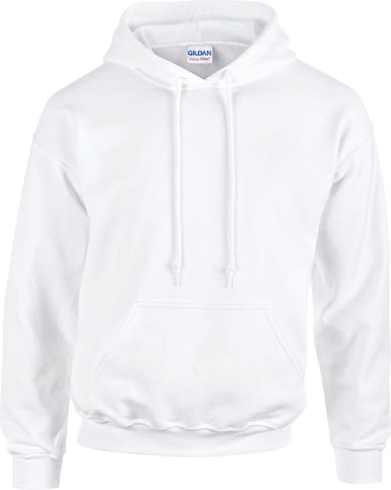 Gildan Heavy Blend™ Adult Hooded Sweatshirt GI18500 - White - M