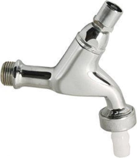 slangkraan met sleutel 1/2 chroom
