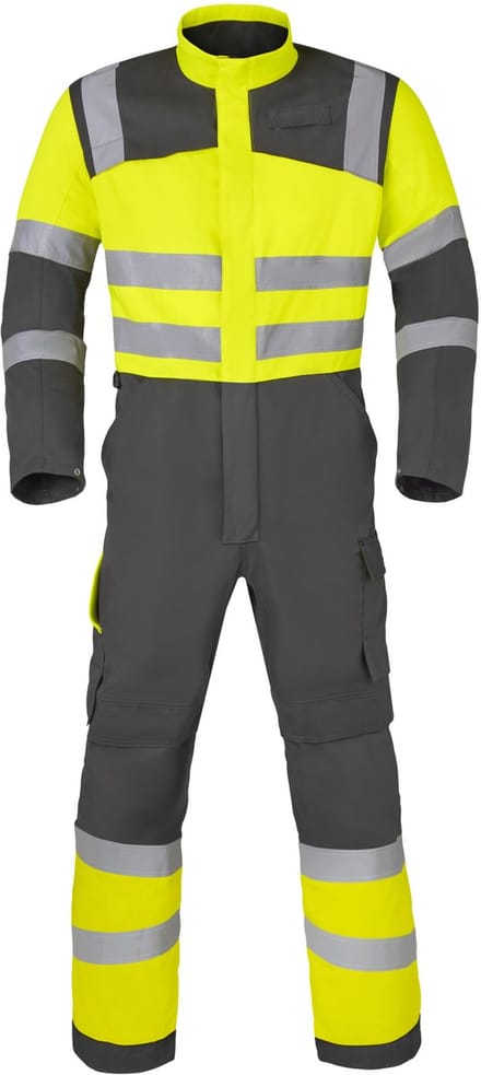 HAVEP Overall High Vis 20444 - Charcoal/Fluo Geel - 52