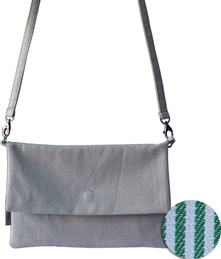 Studio Tuk - Crossbody Bag - Green Stripes