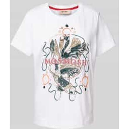 T-shirt met labelprint, model 'HALLIN'