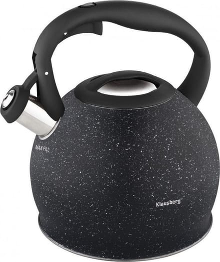 Klausberg KB-7266 fluitketel - 3L - rvs - alle warmtebronnen