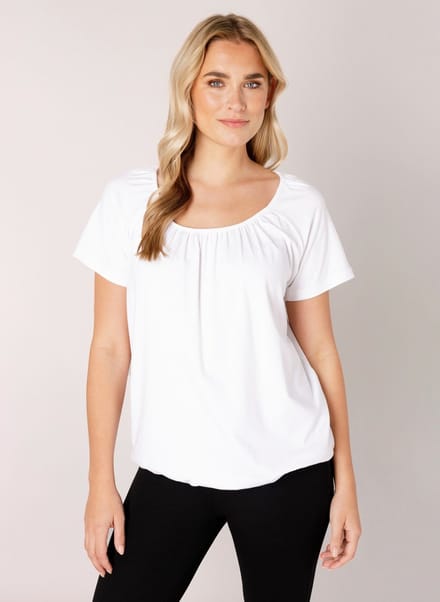BASE LEVEL Yona Jersey Shirt - White - maat 46